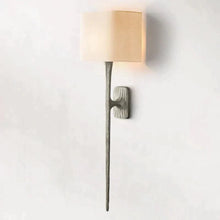 Load image into Gallery viewer, Thaddeus Modern Forged Brass Shaded Wall Sconce For Dining Room
