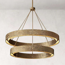 Load image into Gallery viewer, Vouvray Two-Tier Round Chandelier D 60&quot;