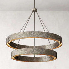 Load image into Gallery viewer, Vouvray Two-Tier Round Chandelier D 60&quot;