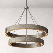 Vouvray Two-Tier Round Chandelier D48