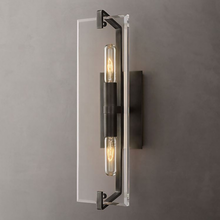 Load image into Gallery viewer, Luxury Modern Marbuzet Linear Gold Modern Wall Sconce 25&quot;
