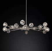 Boule De Cristal Clear Glass Ball Modern Round Chandelier Light 60