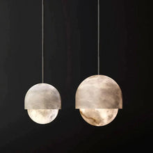 Load image into Gallery viewer, Lottie Alabaster Lamp, Designer Marble Pendant Lamp