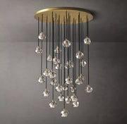 Boule De Cristal Clear Glass Ball Round Cluster Chandelier Light 40