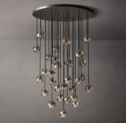 Luxury Boule De Cristal Smoke Crystal Chandelier 40