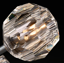 Load image into Gallery viewer, Boule De Cristal Clear Glass Minimalist Linear Chandelier Light 48&quot;