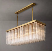 Cielo Glass Tube Linear Chandelier 54