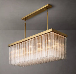 Caesar Glass Tube Linear Chandelier 54