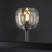 Boule De Cristal Smoke Glass Linear Chandelier 48