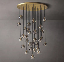 Load image into Gallery viewer, Luxury Boule De Cristal Smoke Glass Ball Round Cluster Chandelier 40&quot;