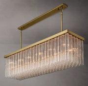 Caesar Glass Tube Linear Chandelier 72