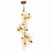 Melano Modern Luxury Linear Glass ball Chandelier Light