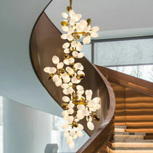 Load image into Gallery viewer, Melano Modern Luxury Linear Glass ball Chandelier Light
