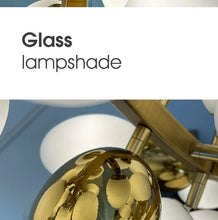 Load image into Gallery viewer, Melano Modern Luxury Linear Glass ball Chandelier Light
