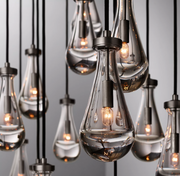 Rain Linear Modern Dining Room Chandelier Light 72