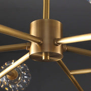 Boule De Cristal Clear Glass Ball Modern Round Chandelier Light 60