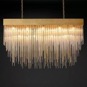 Whitely Square Chandelier 54'', Luxury Home Decor Lamp