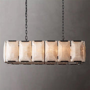Harlowe Calcite Rectangular Chandelier 42