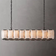Harlowe Calcite Rectangular Chandelier 62