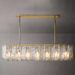 Lattice Linear Glass Chandelier 67