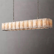 Harlowe Calcite Rectangular Chandelier 74