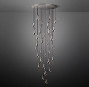 Rain Round Modern Chandelier Light
