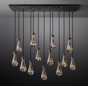 Rain Linear Modern Chandelier Ligh W54