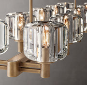 Demaret Double Linear Chandelier 54