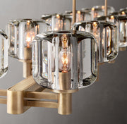 Demaret Double Linear Chandelier 72