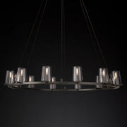 Pauillac Round Chandelier Glass 48'',Modern Chandelier