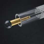 Postmodern glass crystal tube brass Wall Sconce 14