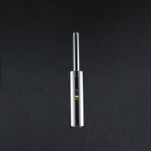 Load image into Gallery viewer, Smoky Gray Crystal Tube Pendant Light Height 16.5&quot;
