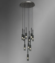 Kibbee Multi-head Bottle Crystal Chandelier