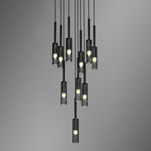 Load image into Gallery viewer, Kibbee Multi-head Bottle Crystal Chandelier
