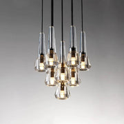 Aaron Modern Cone Crystal Pendant Chandelier Light