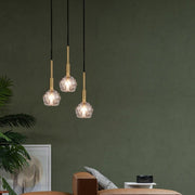 Single Crystal Ball Pendant Mini Lighting