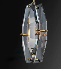 Load image into Gallery viewer, Modern Faceted Crystal Pendant Ligh