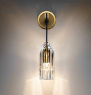 Modern Faceted Crystal Exterior Wall Sconce Lights, Bathroom Sconces, Outdoor Lighting Fixtures