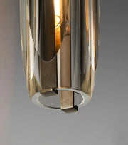 Modern Smoky/Clear Crystal Pendant Lights for Kitchen Island