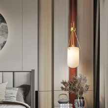 Load image into Gallery viewer, Lottie Marble Pendant Light, Alabaster Pendant
