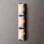 Harlowe Translucent Modern Calcite Triple Wall Sconce
